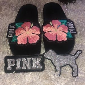 Victoria’s Secret PINK Slides Size 8 in women’s.